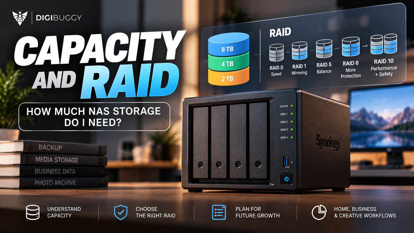 Capacity and RAID: How Much NAS Storage Do I Need?