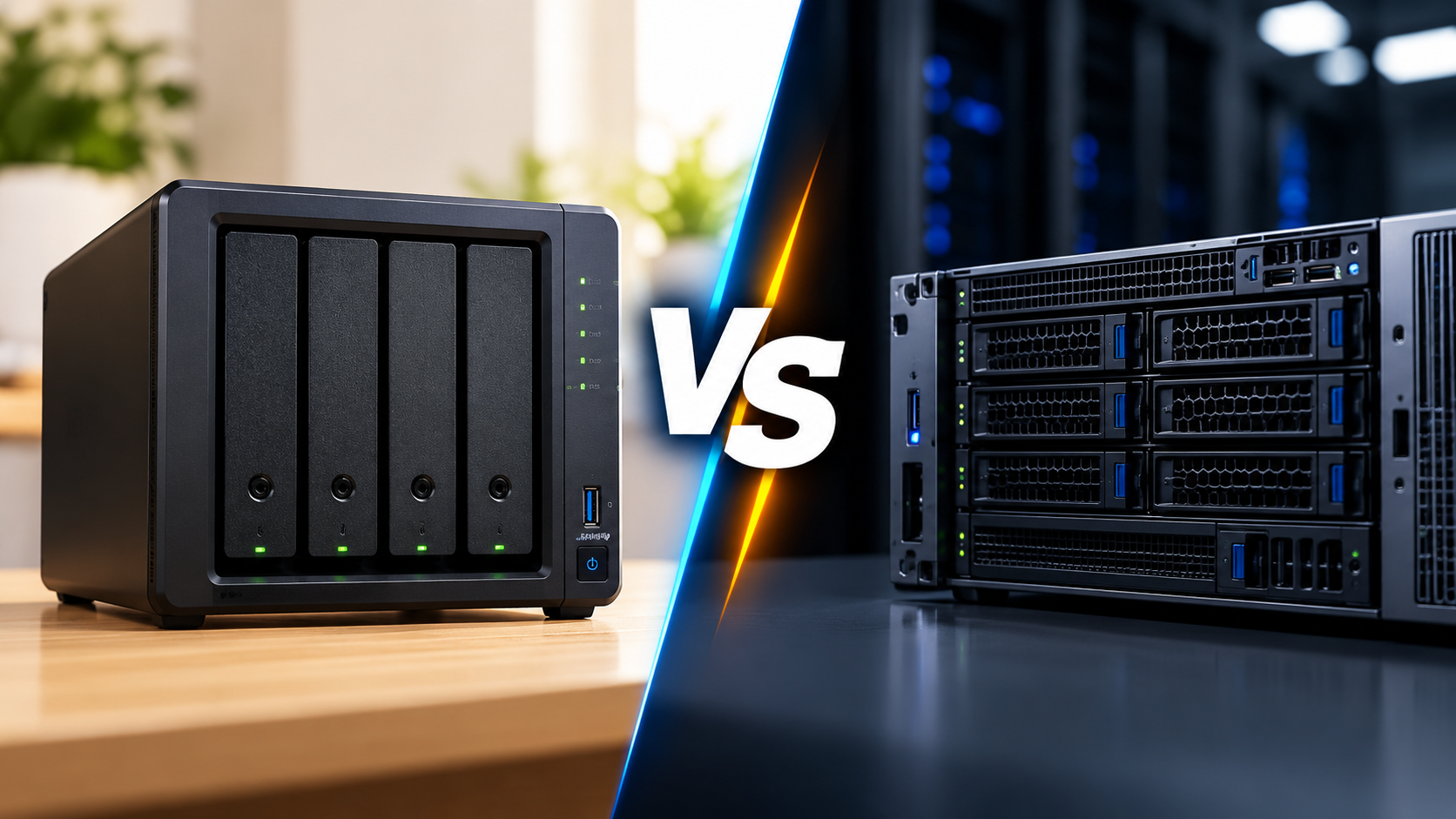 Compare NAS vs server for storage, performance, cost, security, and business use. Discover the right solution for your home or business.