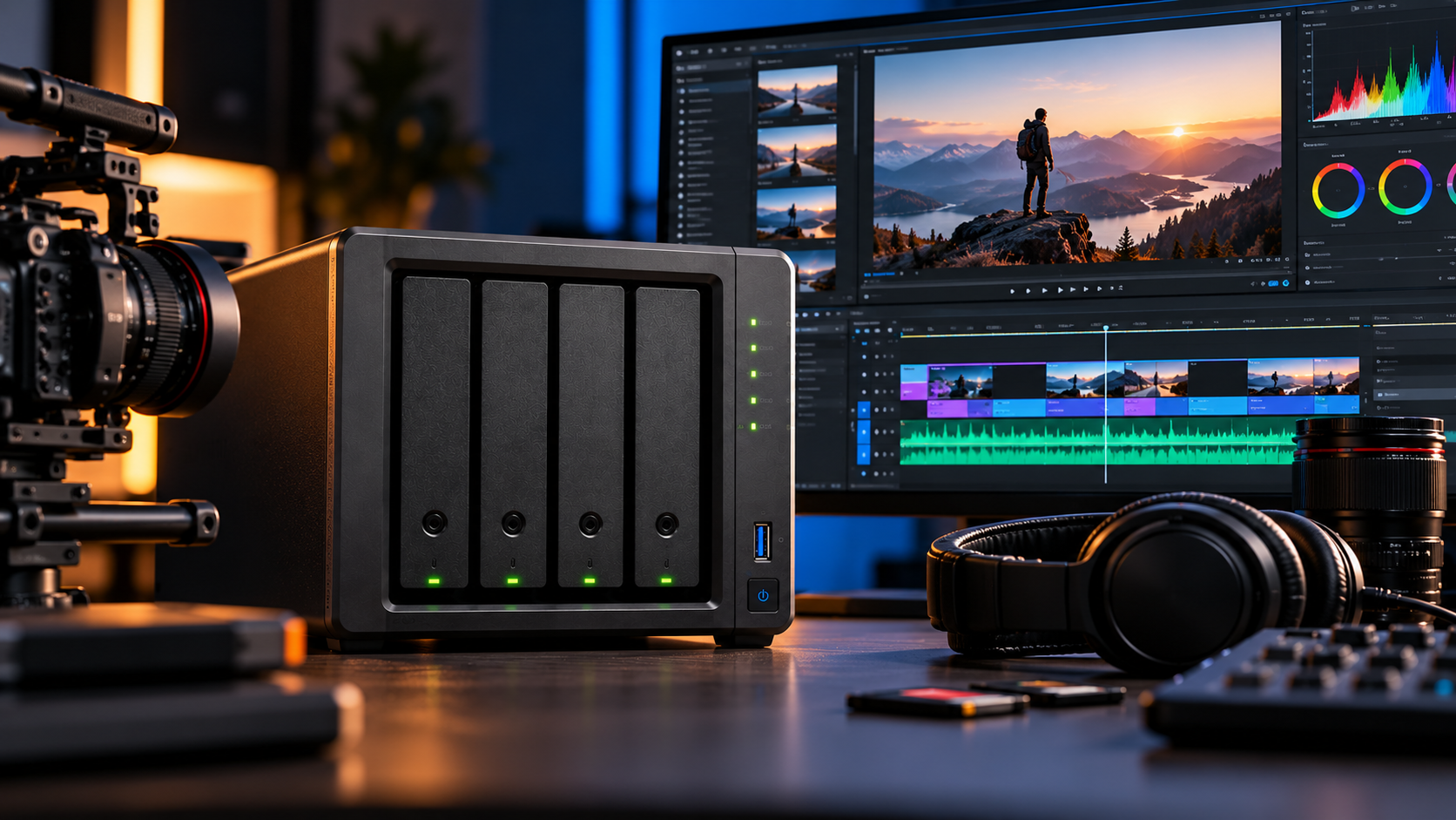 Find the best NAS for video editors. Learn about 4K and 8K editing, RAID, network speed, storage capacity, and backup solutions.